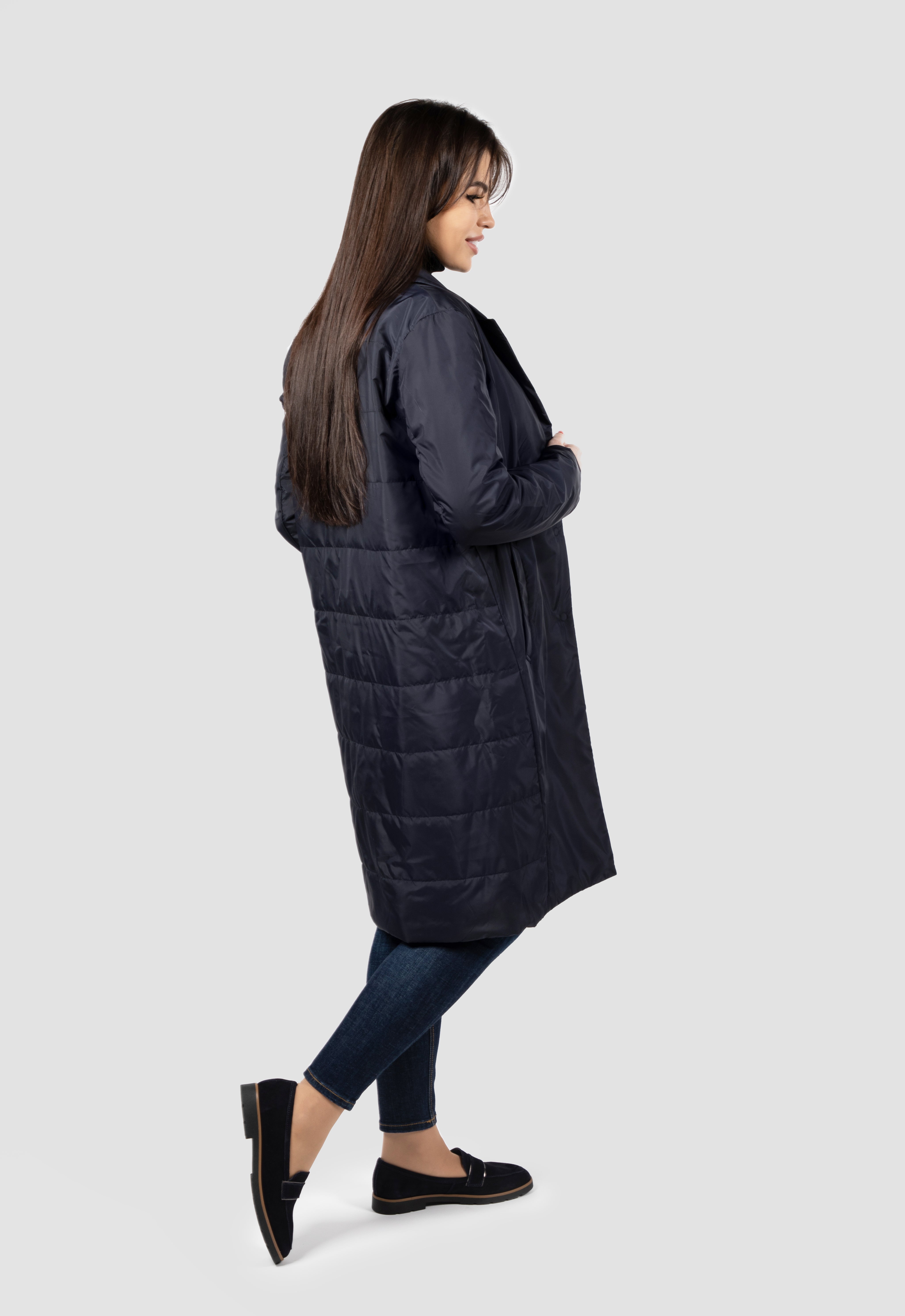 Palton de damă model VIKI – navy