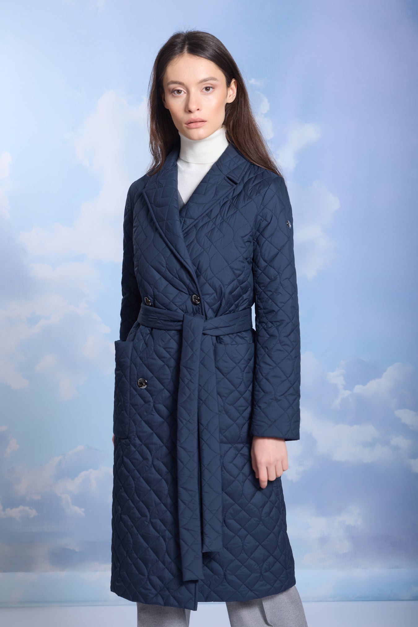 Palton de dame BLUE dark navy