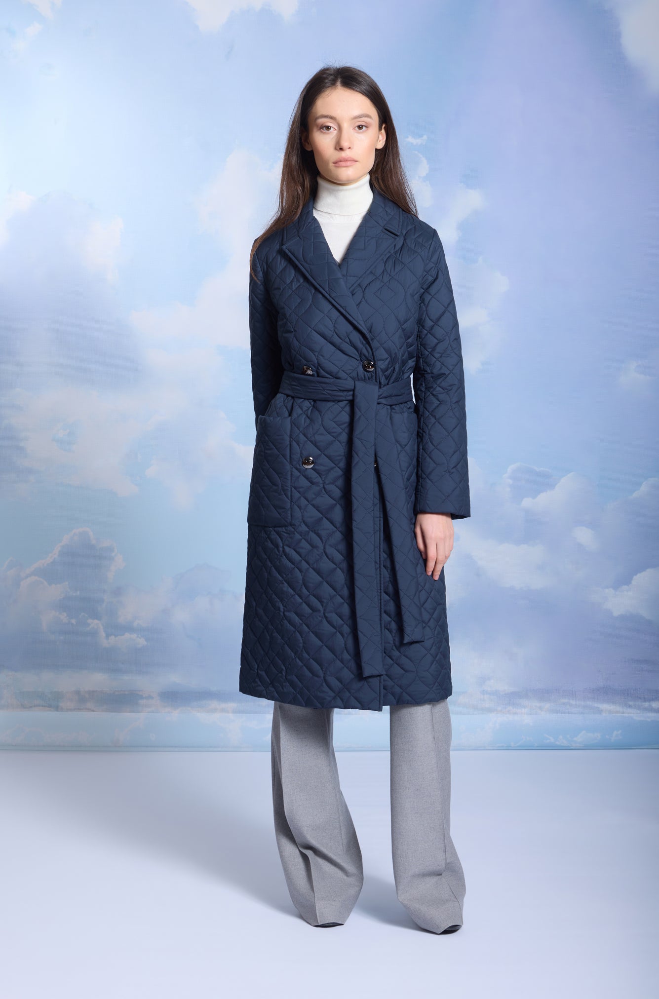 Palton de dame BLUE dark navy