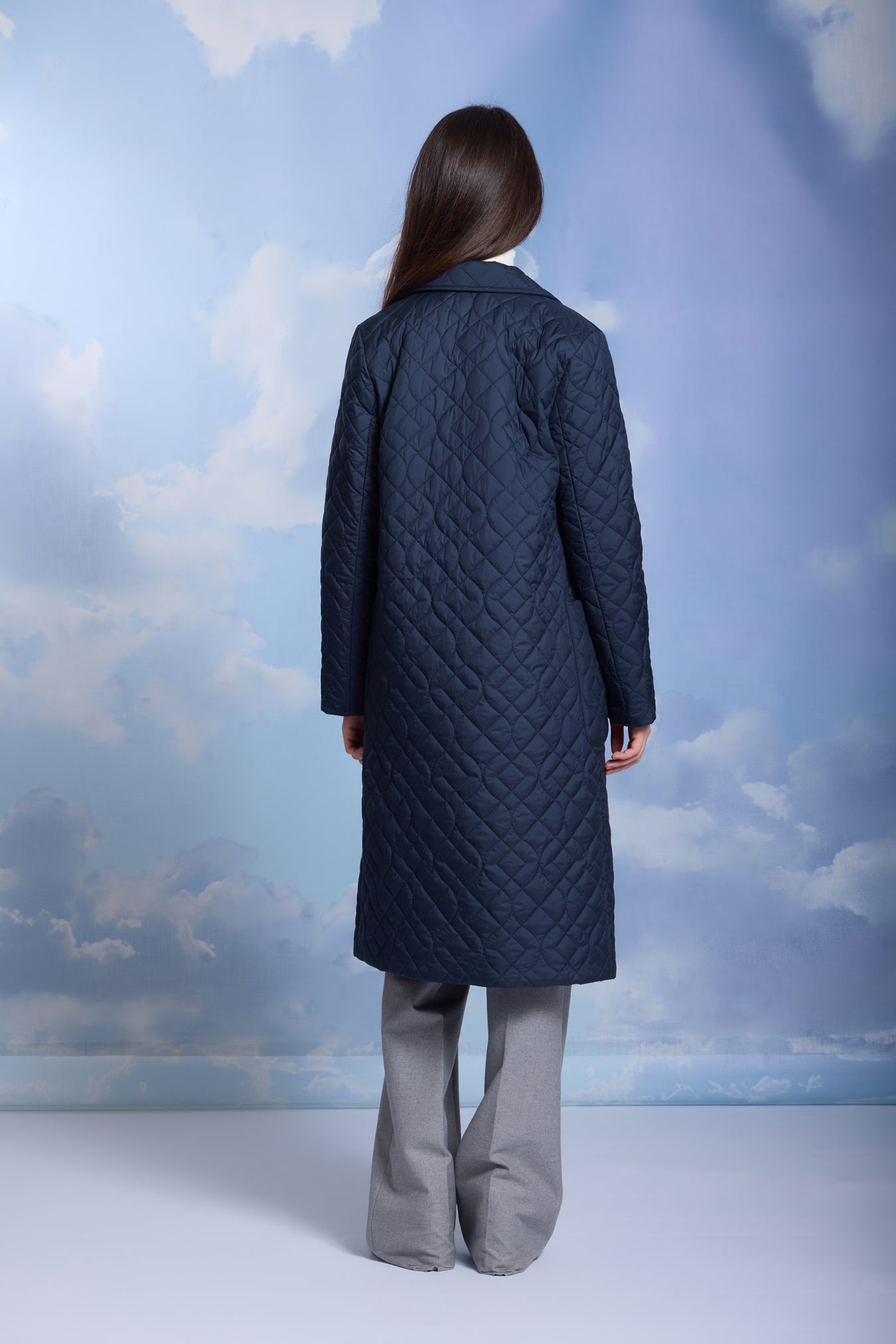 Palton de dame BLUE dark navy