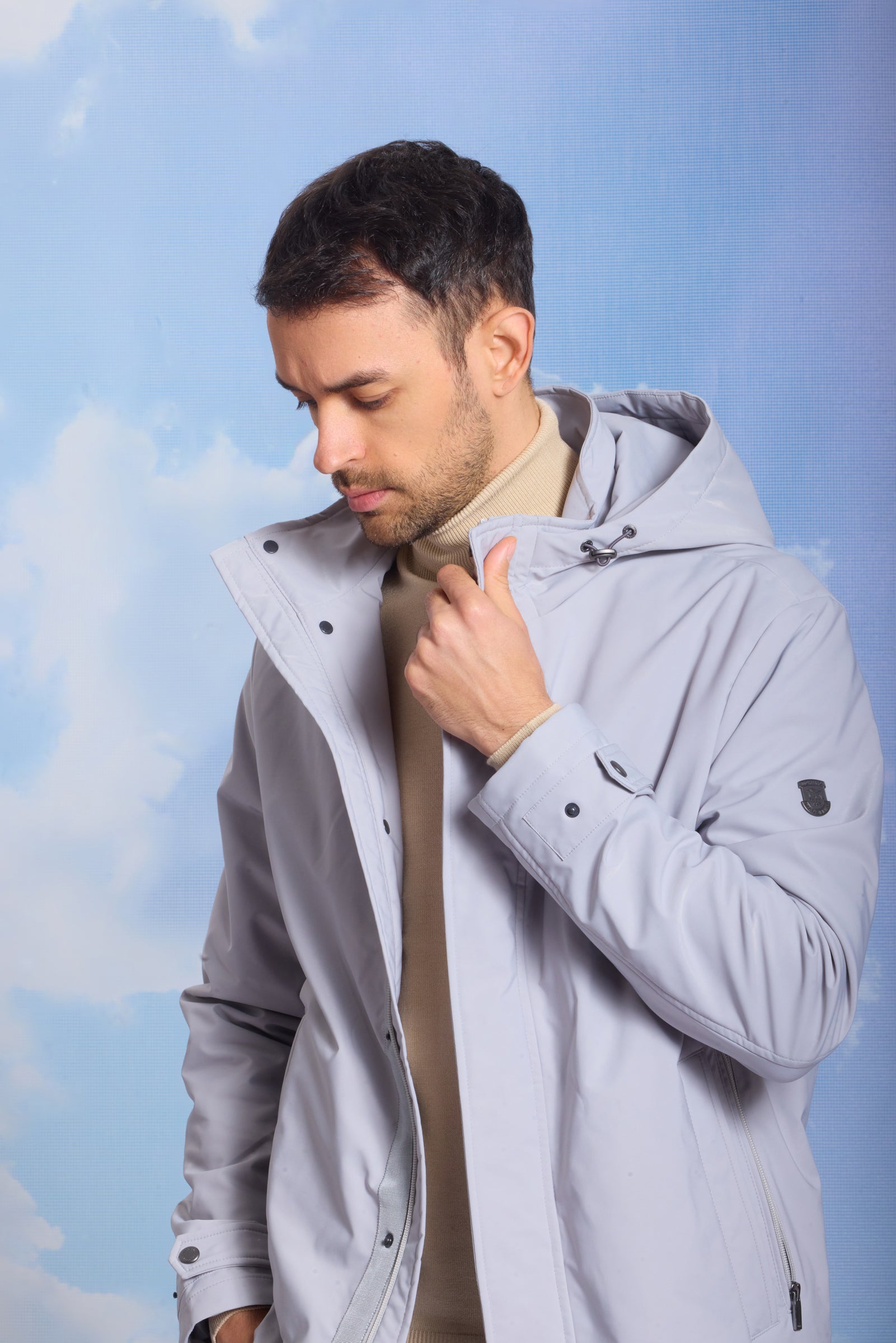 Geacă pentru bărbați GLEB grey violet