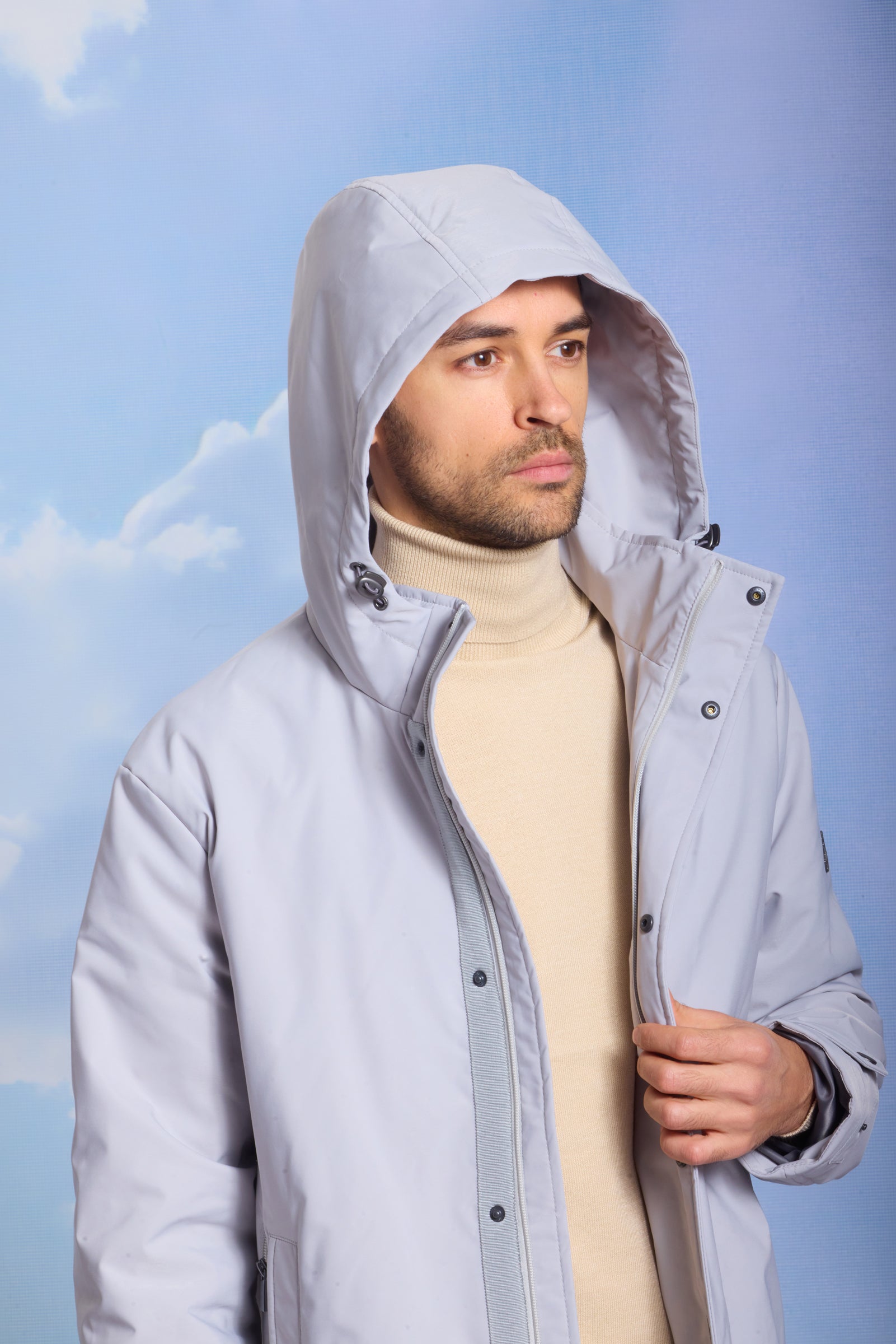 Geacă pentru bărbați GLEB grey violet