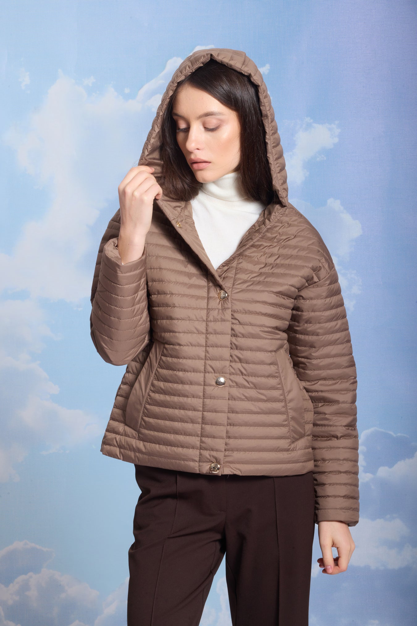 Geacă de damă ELINA walnut