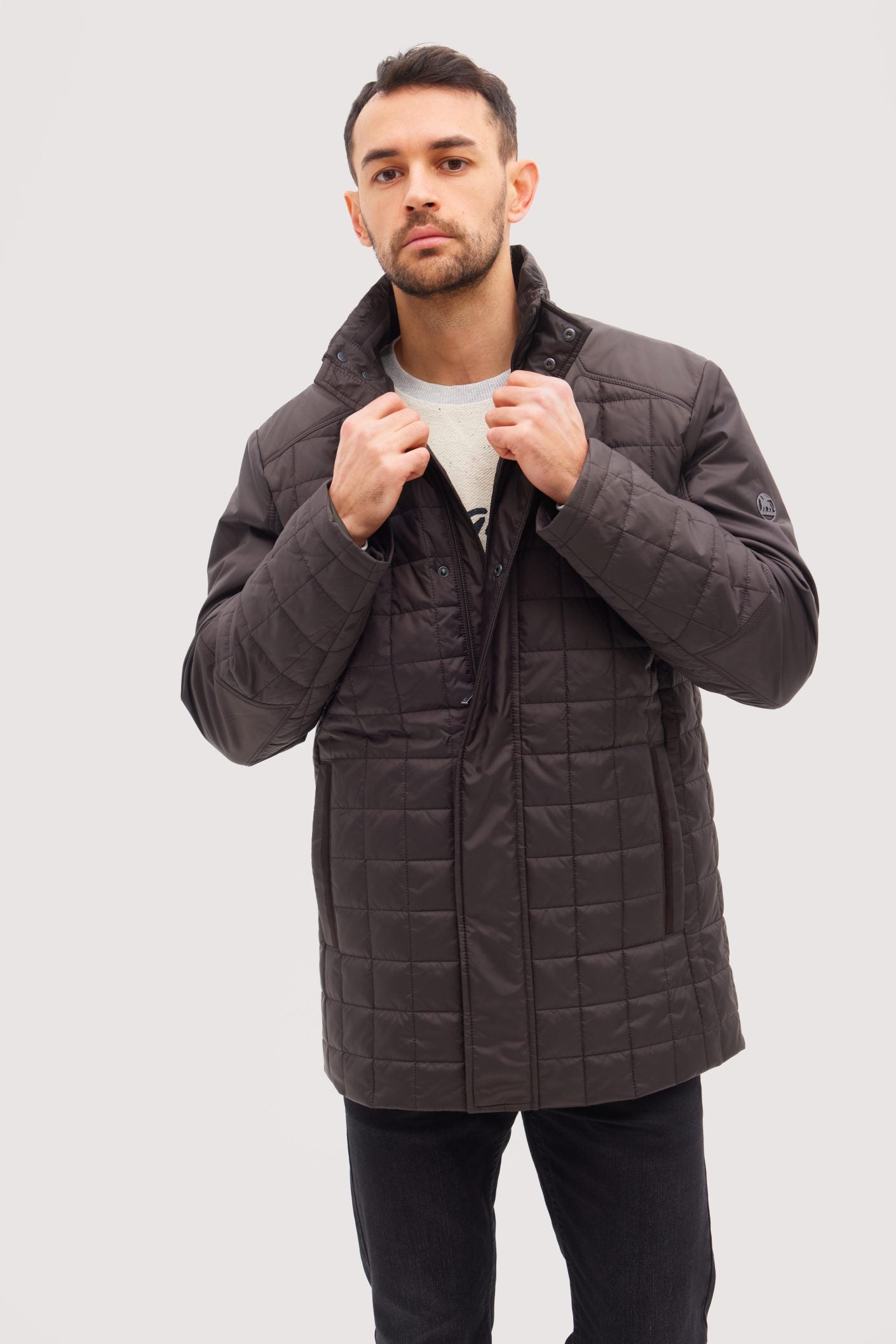 Geacă pentru bărbați VERIS dark brown