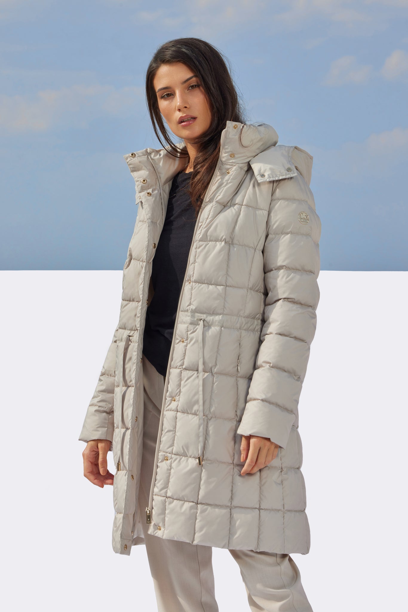 Palton de damă CARLITTA beige