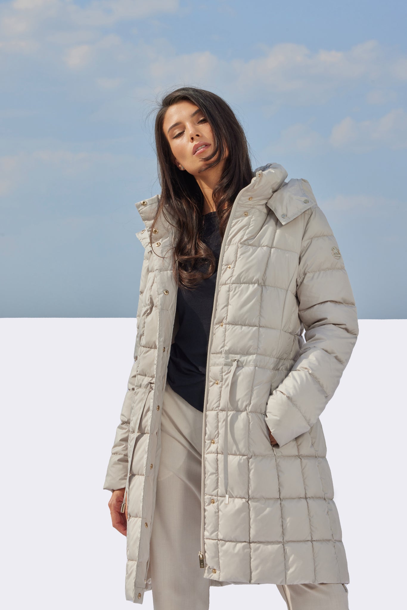 Palton de damă CARLITTA beige