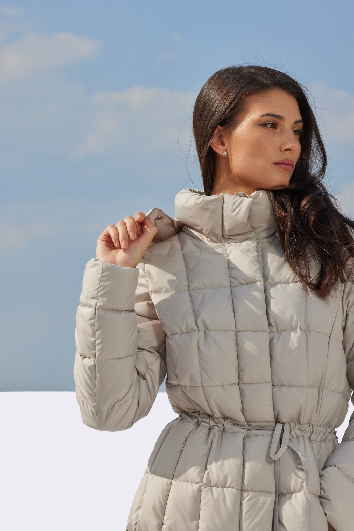 Palton de damă CARLITTA beige