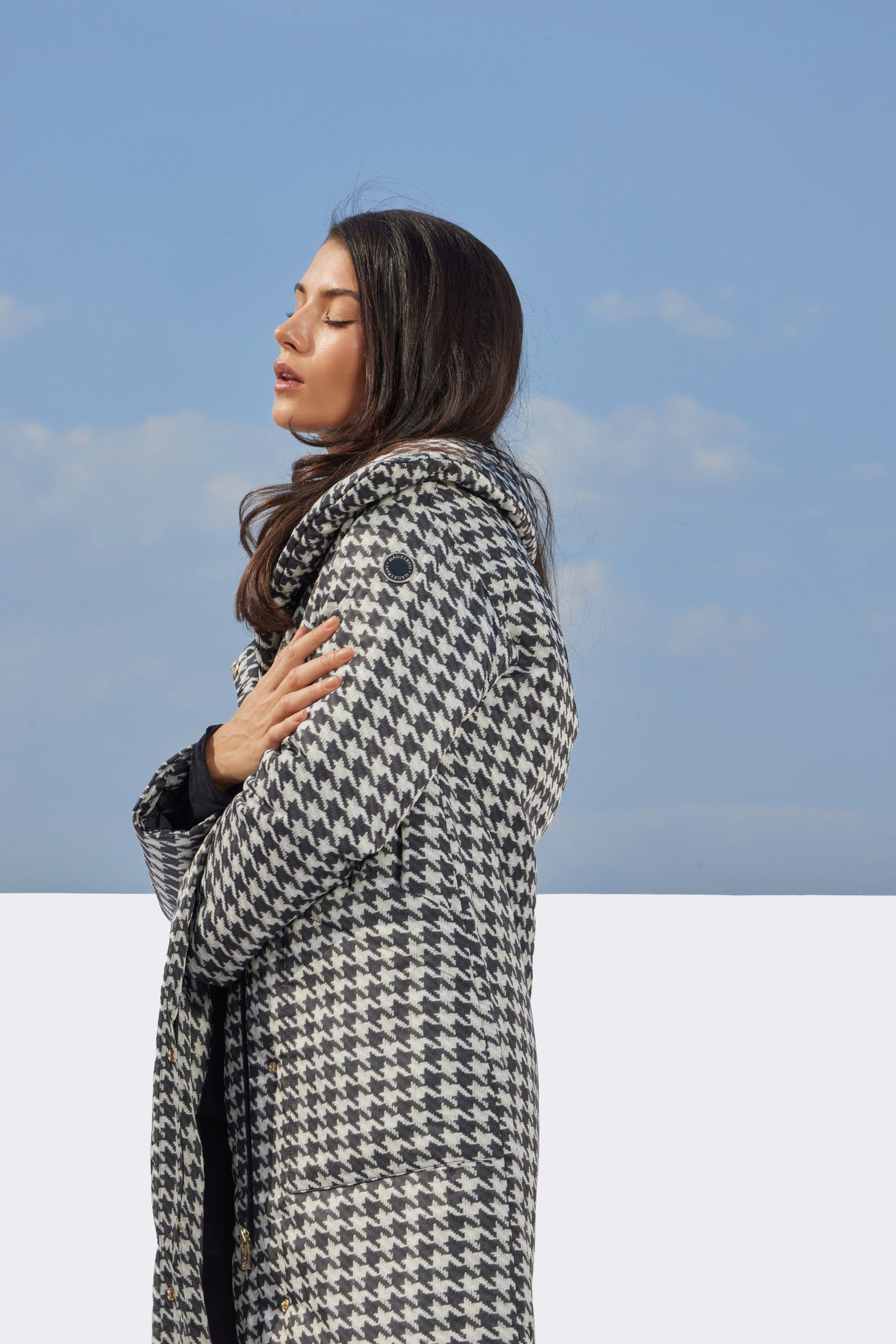 Palton de damă AVRORA print