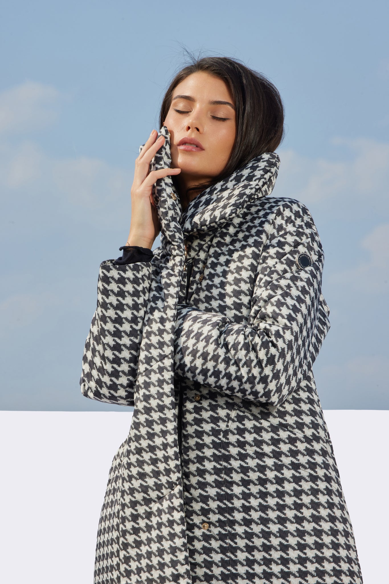 Palton de damă AVRORA print