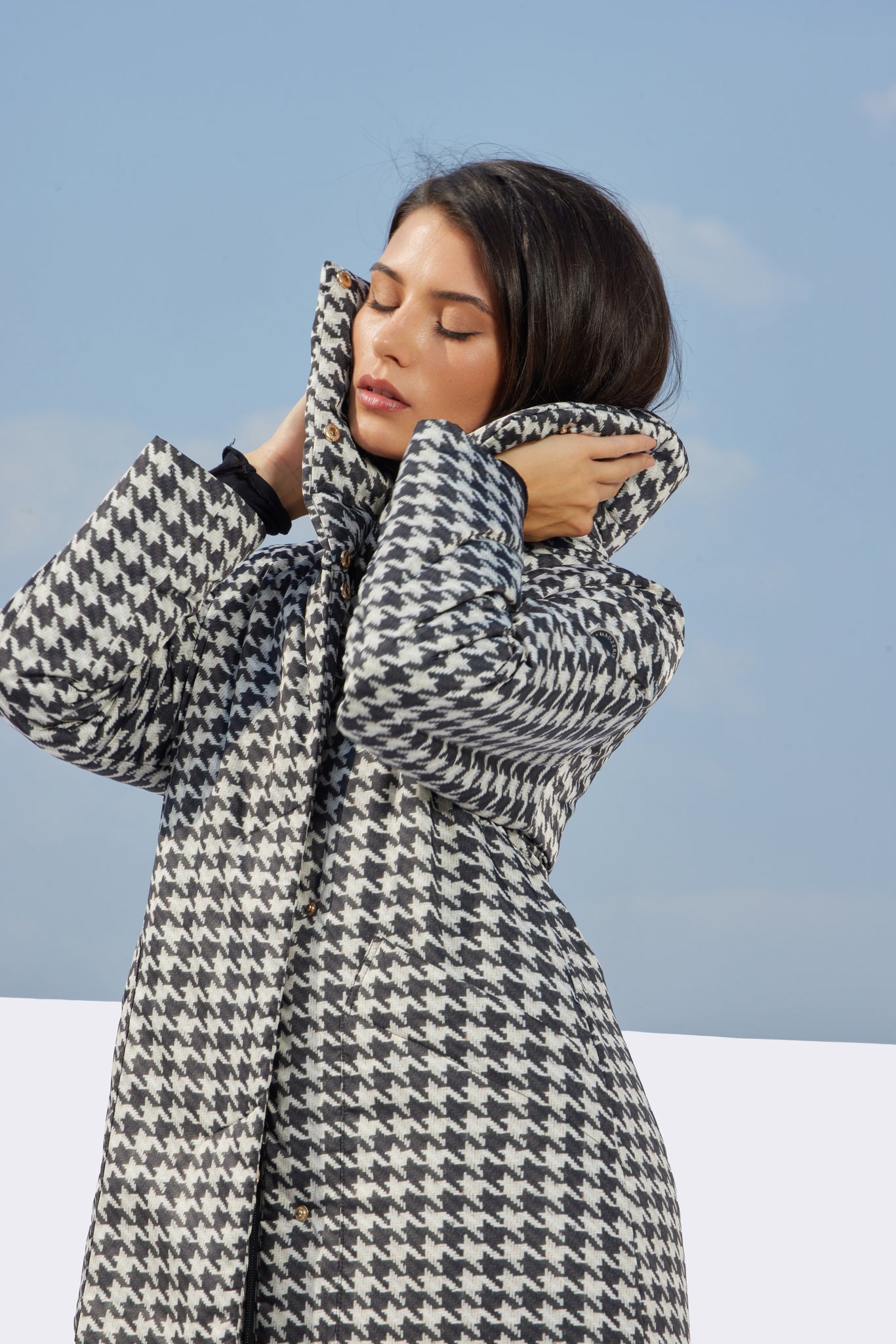 Palton de damă AVRORA print