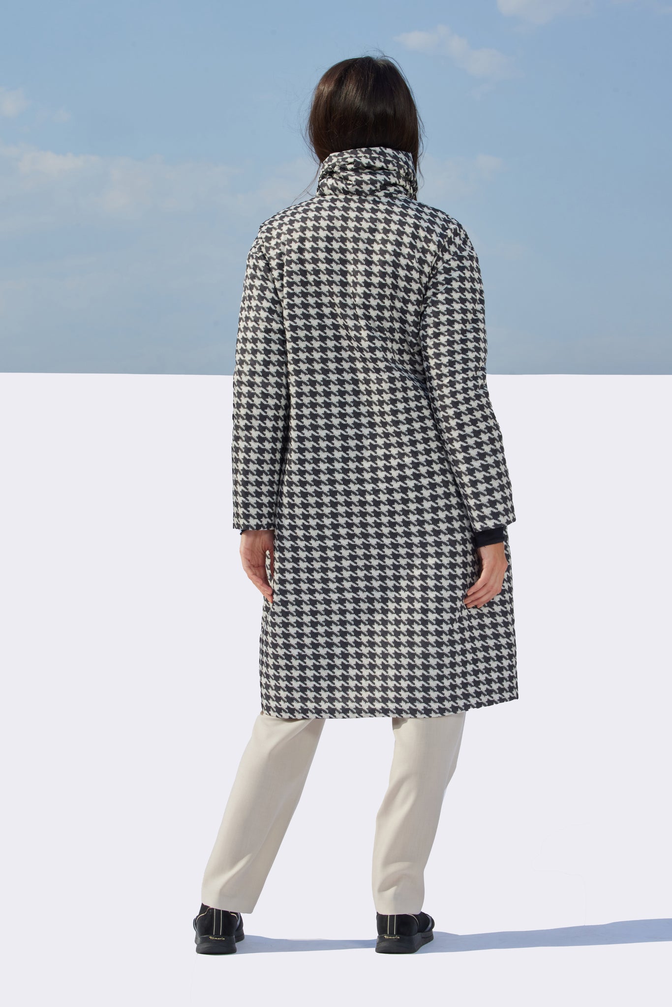 Palton de damă AVRORA print