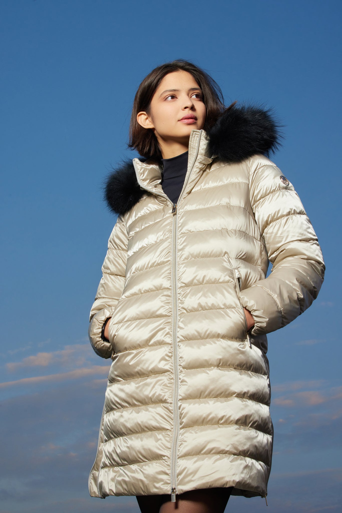 Women's coat NILDA stucco