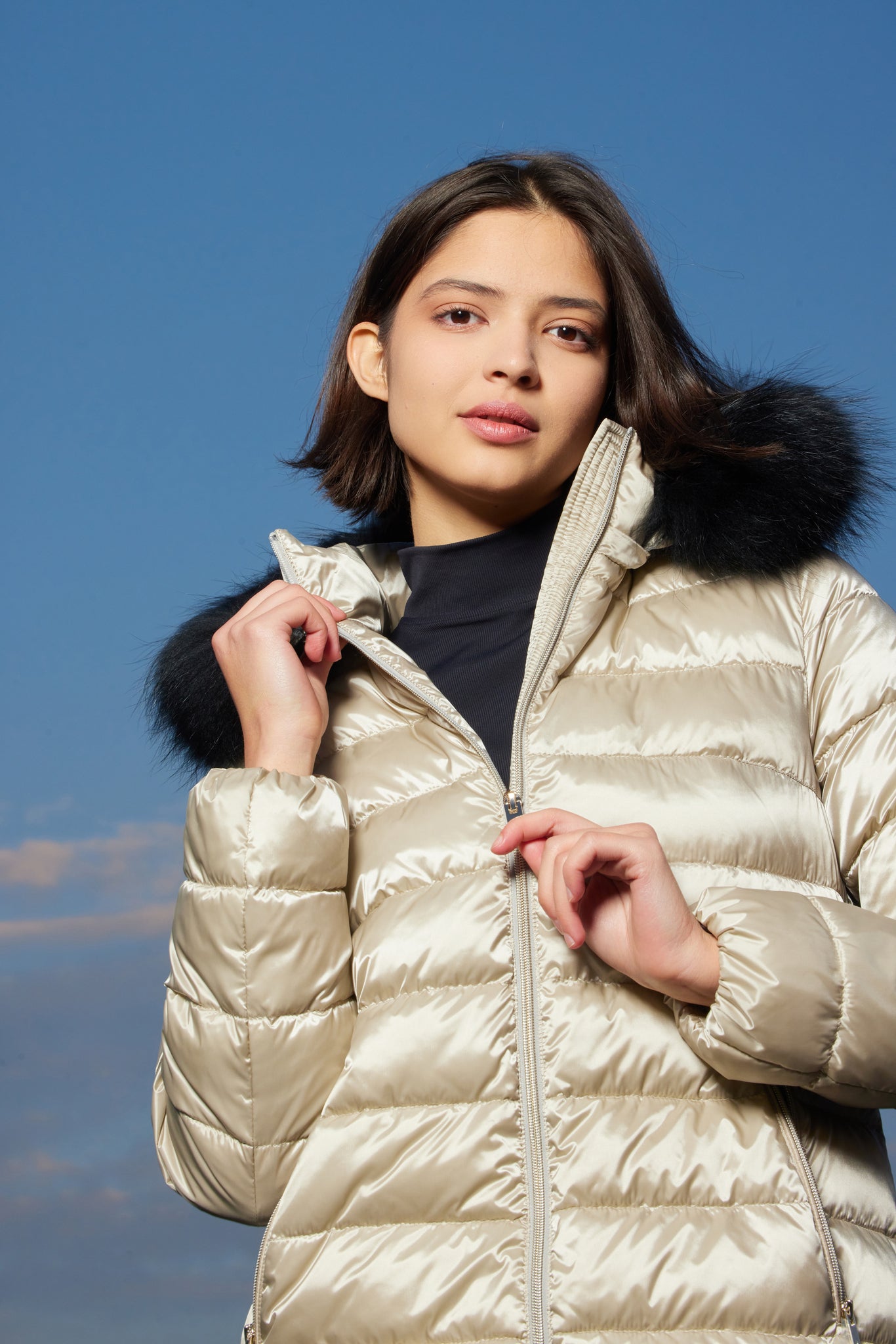 Women's coat NILDA stucco