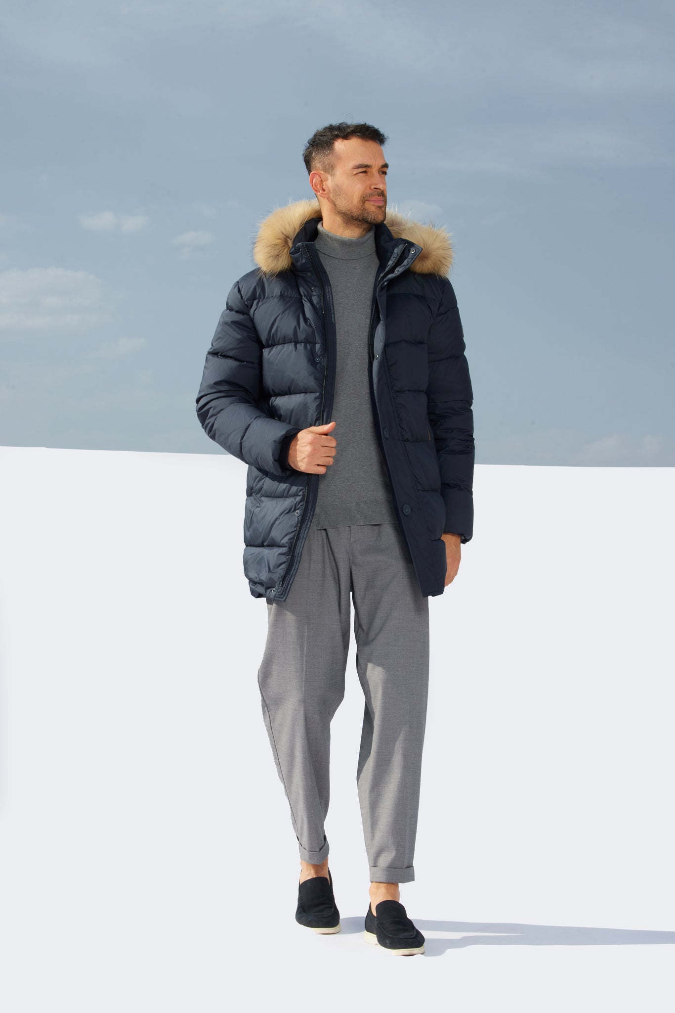 Geaca pentru barbati IGO dark navy