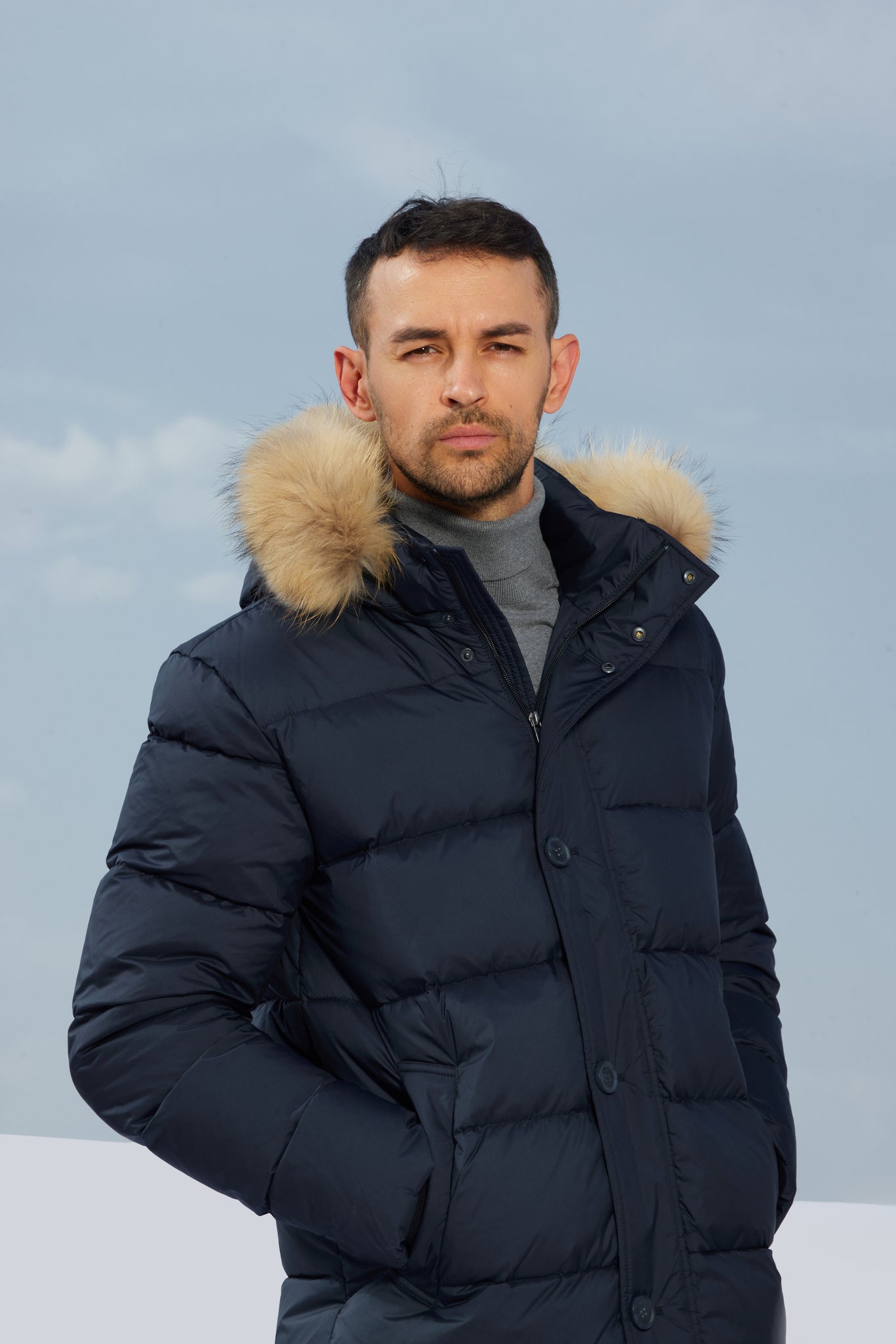 Geaca pentru barbati IGO dark navy