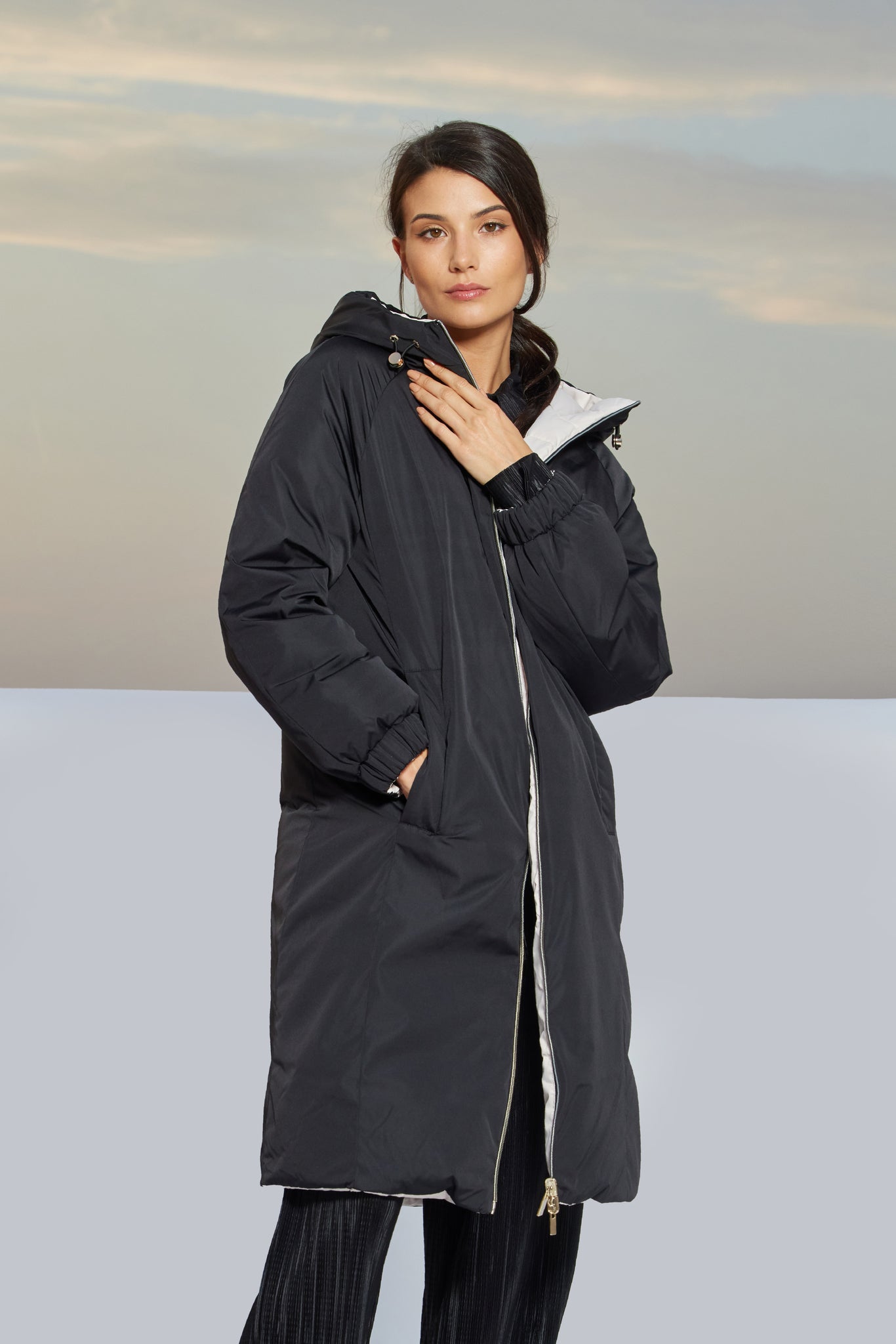 Palton de dama FARIDA black