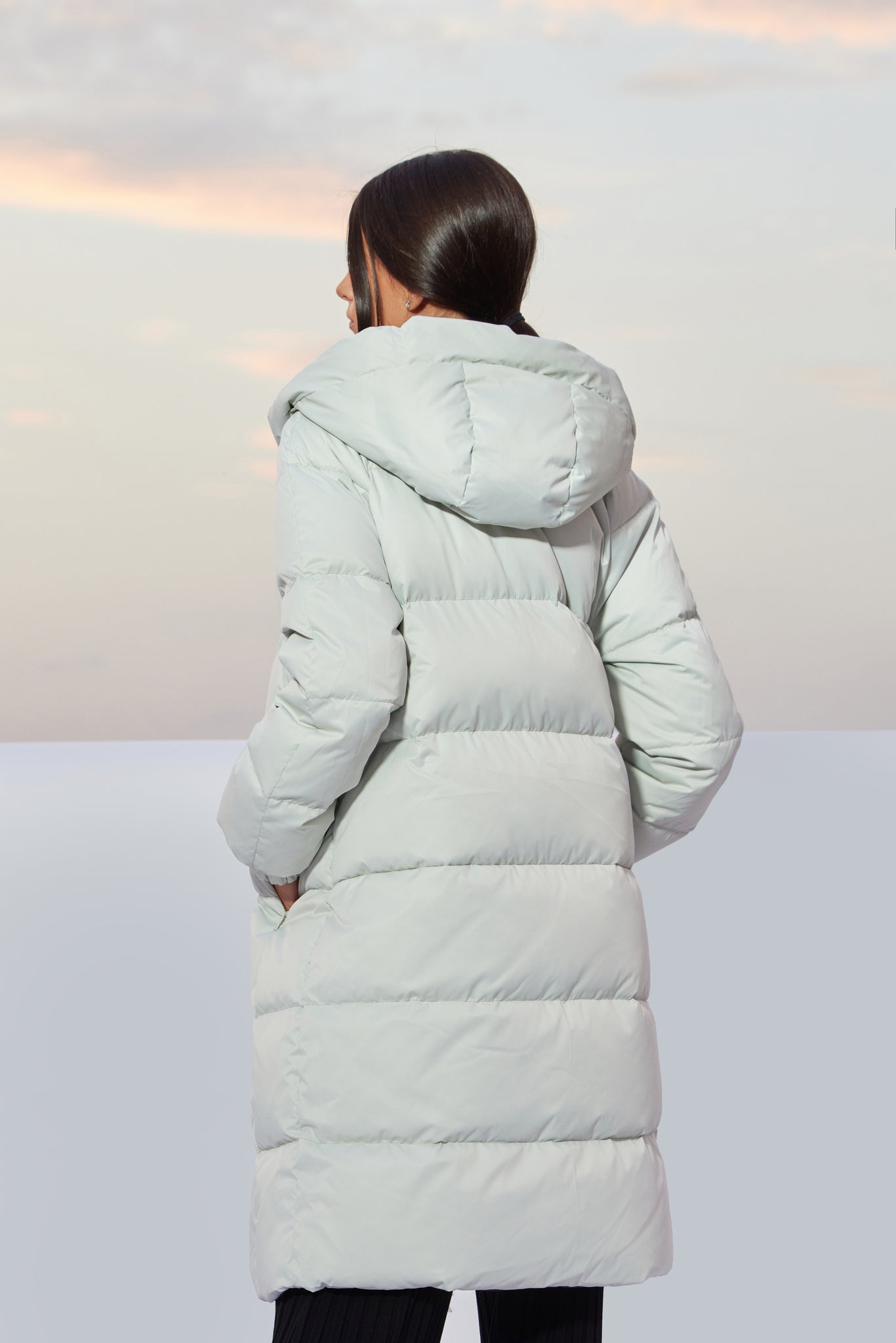 Palton de damă FARIDA reverse mercury