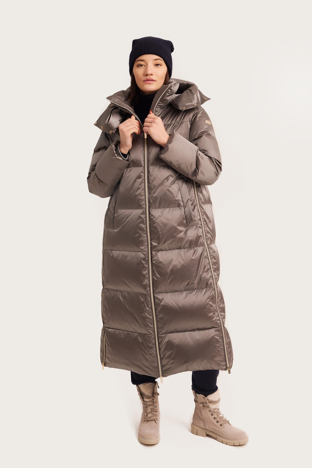 Palton de damă VENERA frost grey