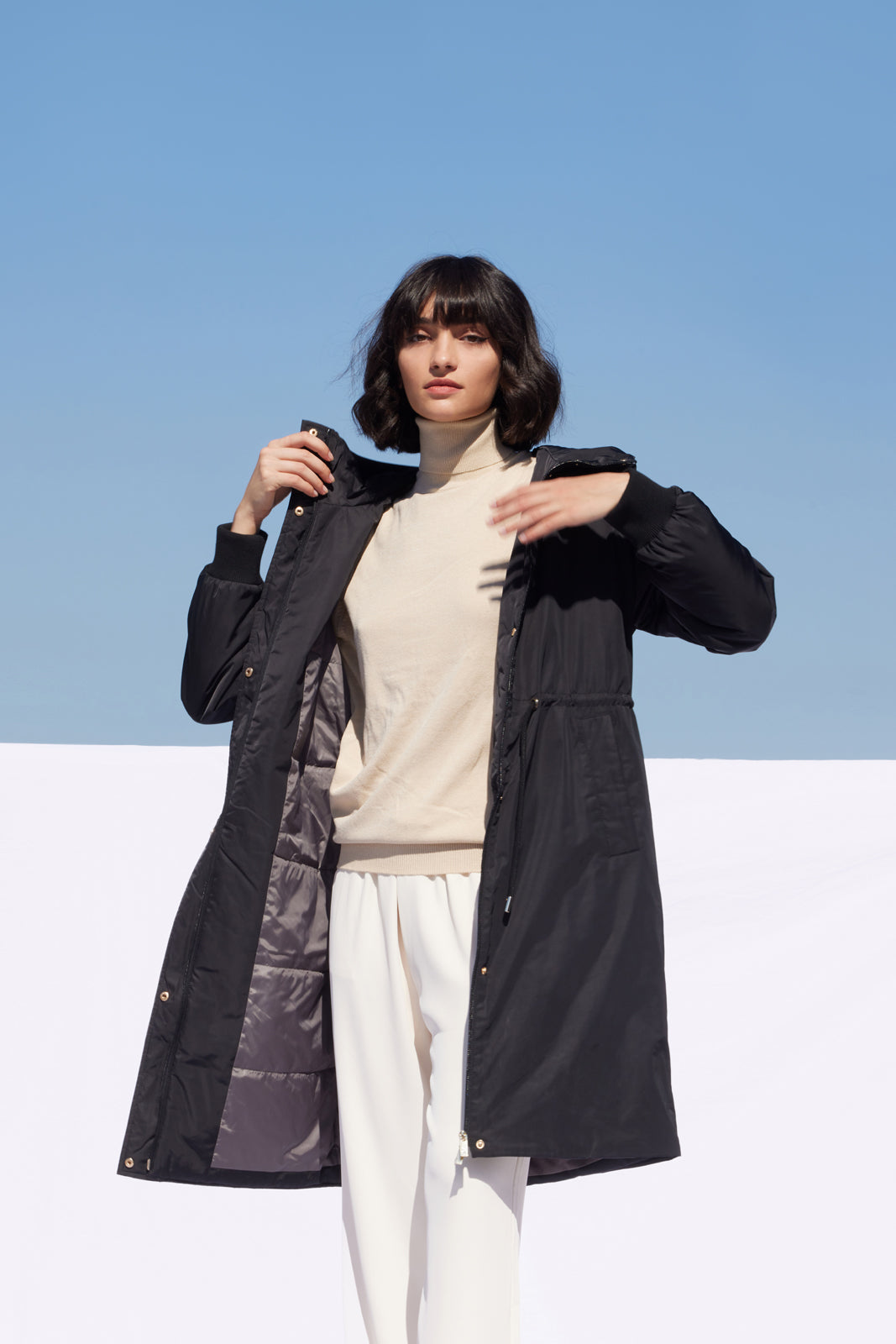 Palton de damă MAGDA black