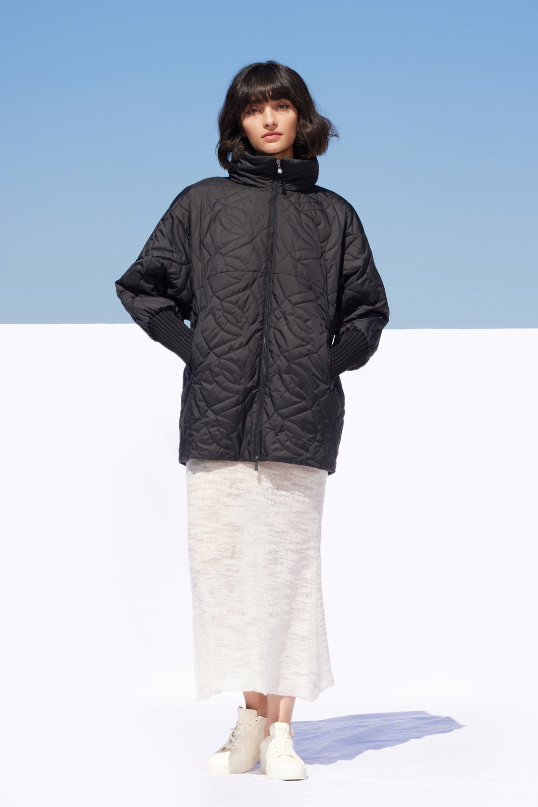 Geaca matlasată de damă KIASA black