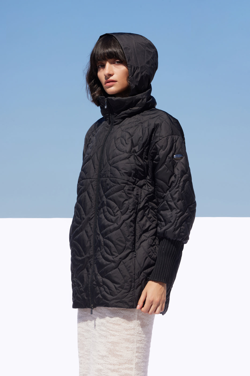 Geaca matlasată de damă KIASA black