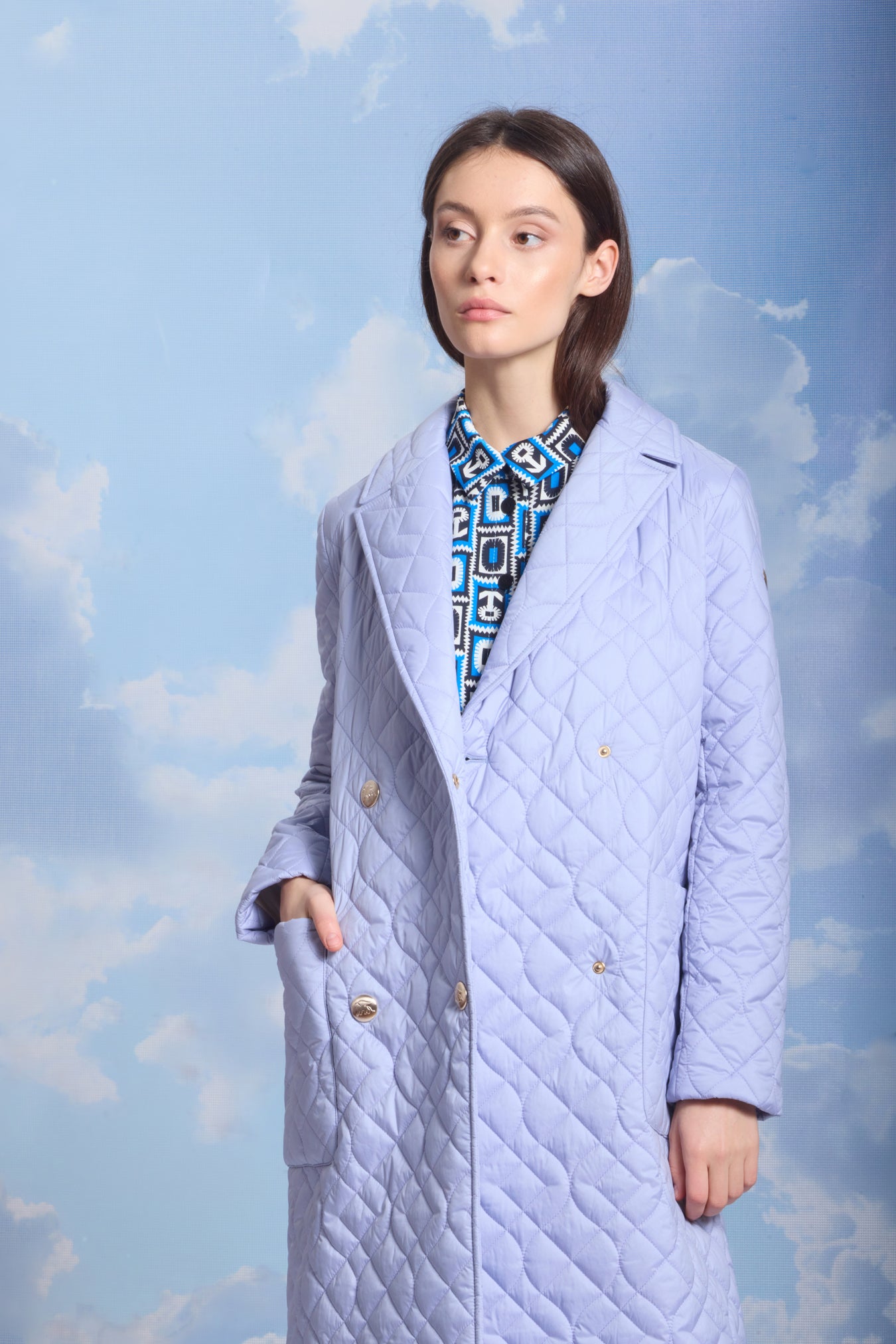 Palton de dame BLUE aleutian