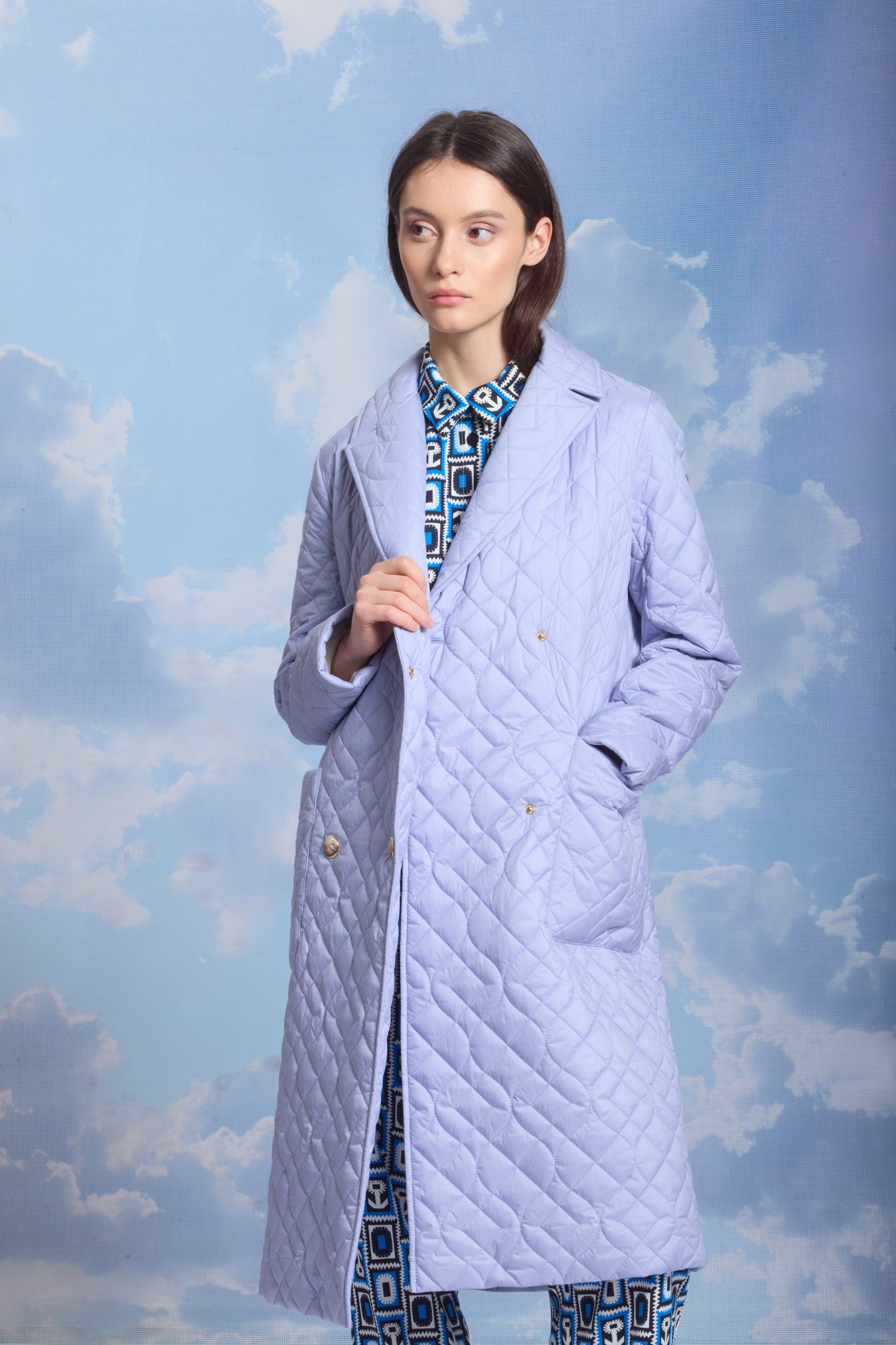 Palton de dame BLUE aleutian