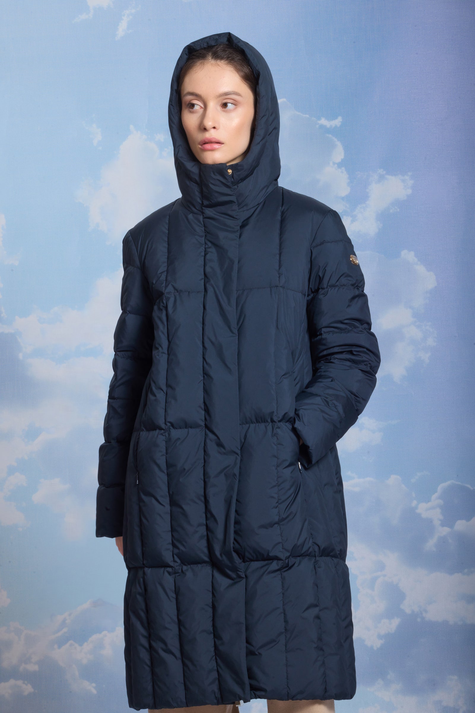 Palton de damă ARPI dark navy