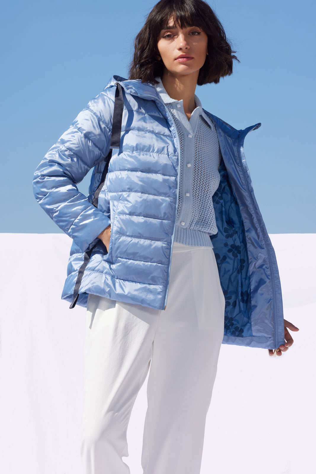 Geacă damă NOVA – dusty blue (light blue)