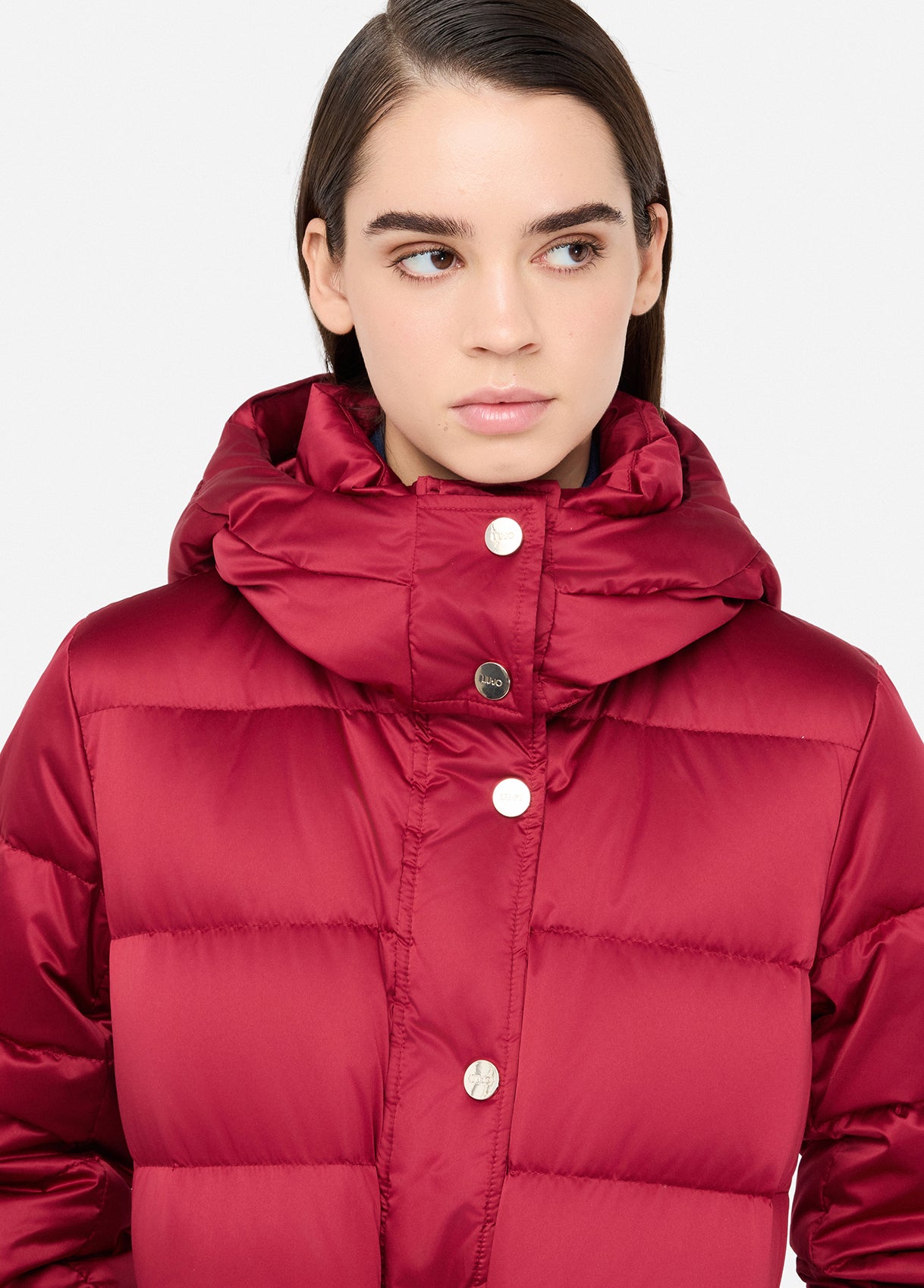Palton matlasat bordo - Liu Jo