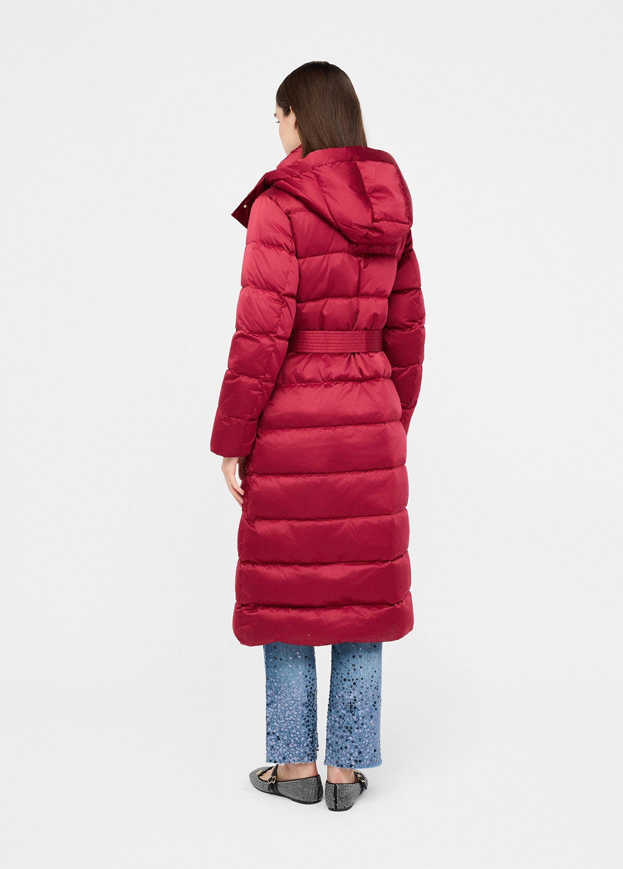 Palton matlasat bordo - Liu Jo