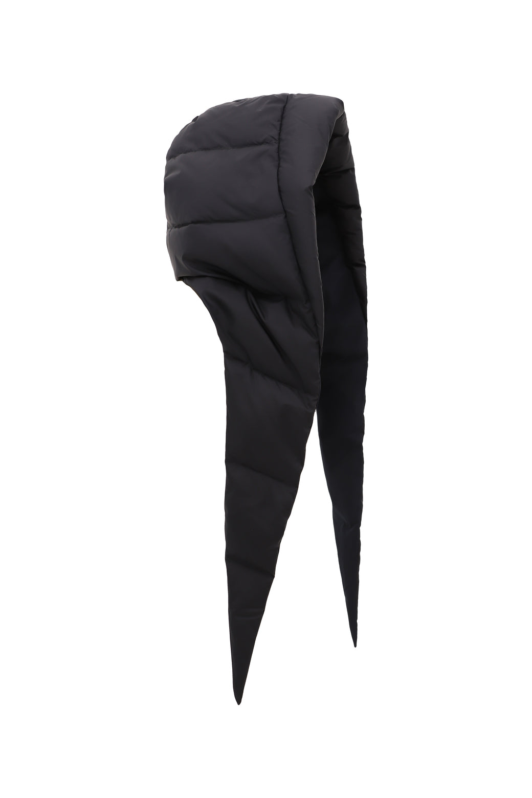 Căciulă femei MANTUA black Madzerini cu puf natural, neagră, design elegant.