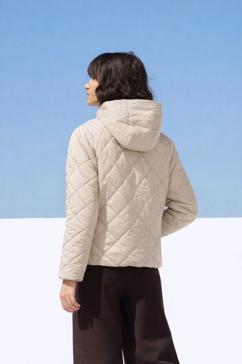 Geacă damă HANNA– Stucco / Pearl