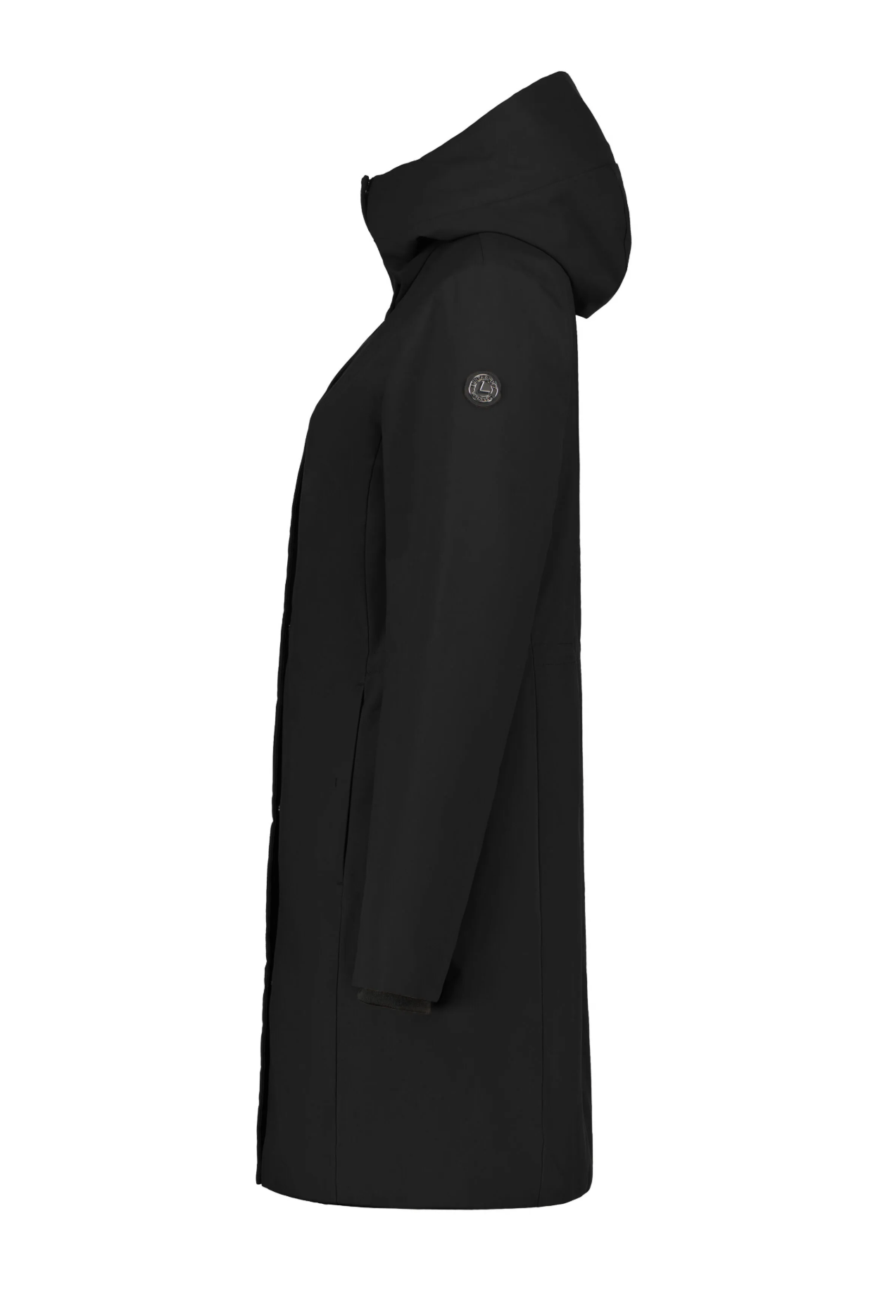 Palton matlasat negru LUTHA