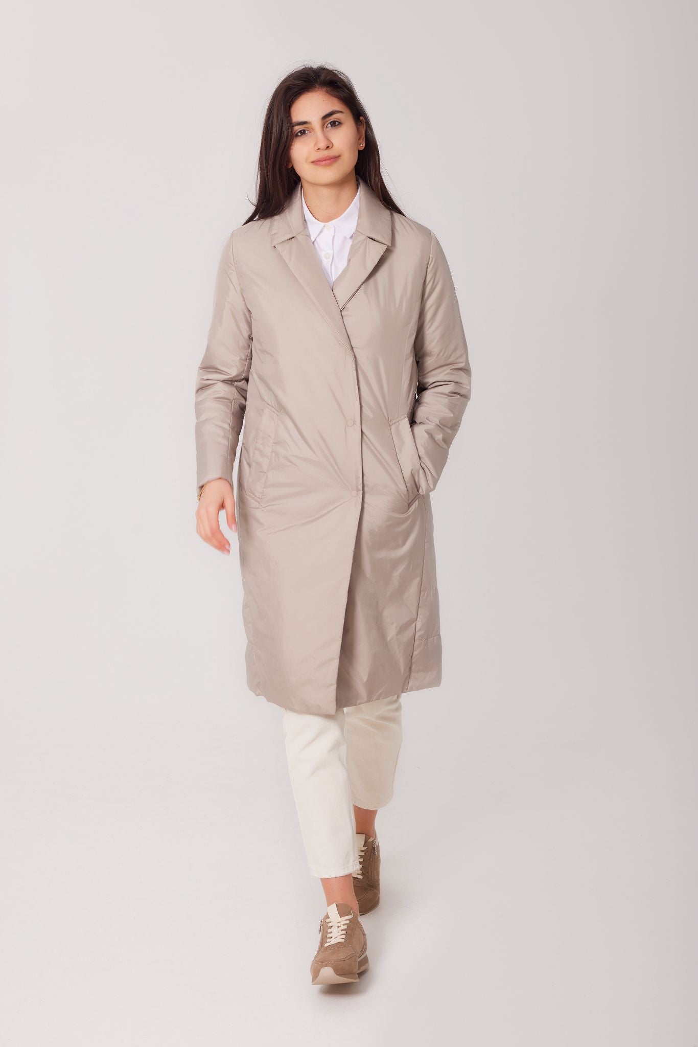 Palton de damă model VIKI – stucco