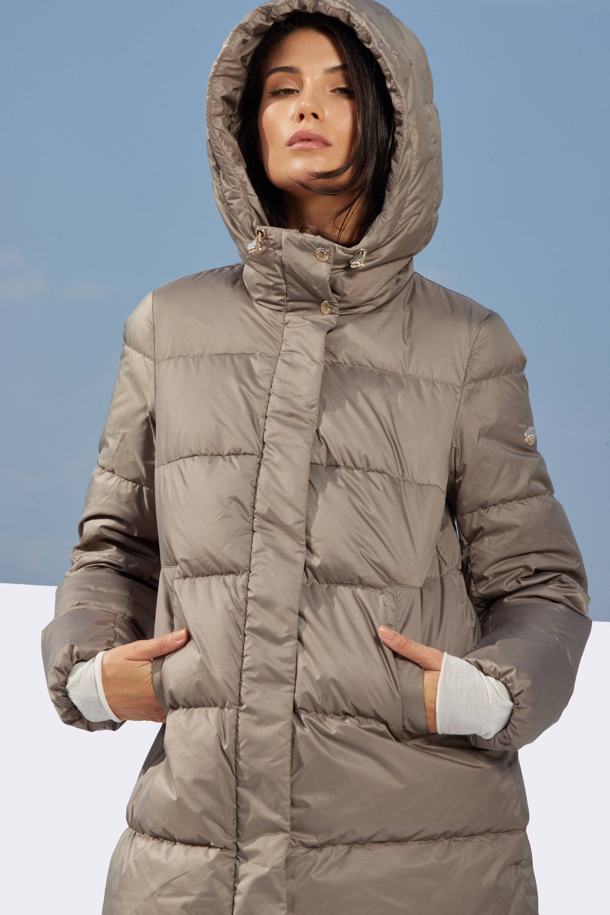 Geacă de damă ASSA dark beige