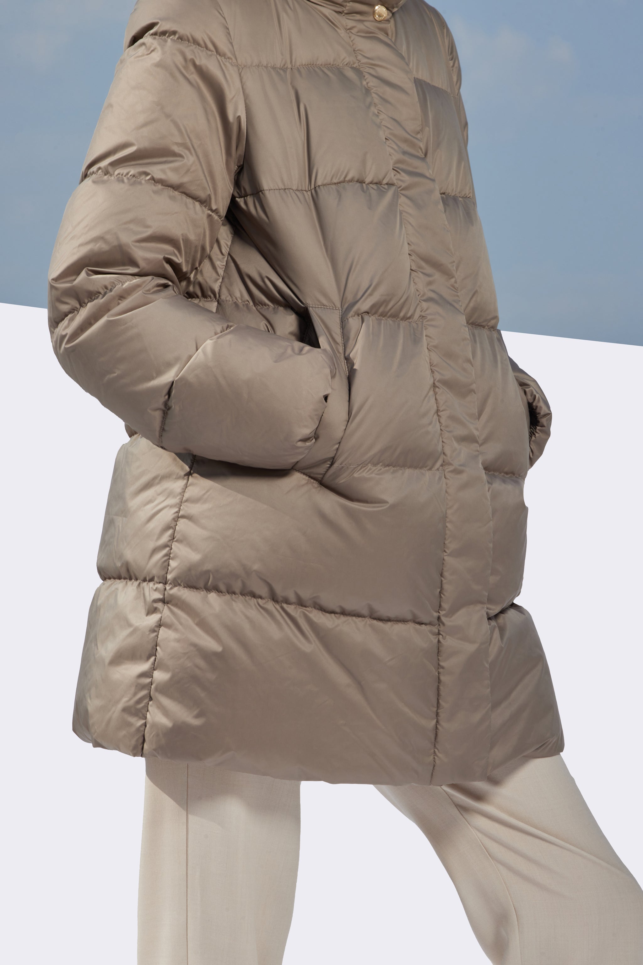 Geacă de damă ASSA dark beige