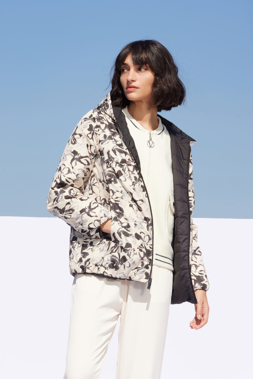 Geacă damă OBI – black / reverse print