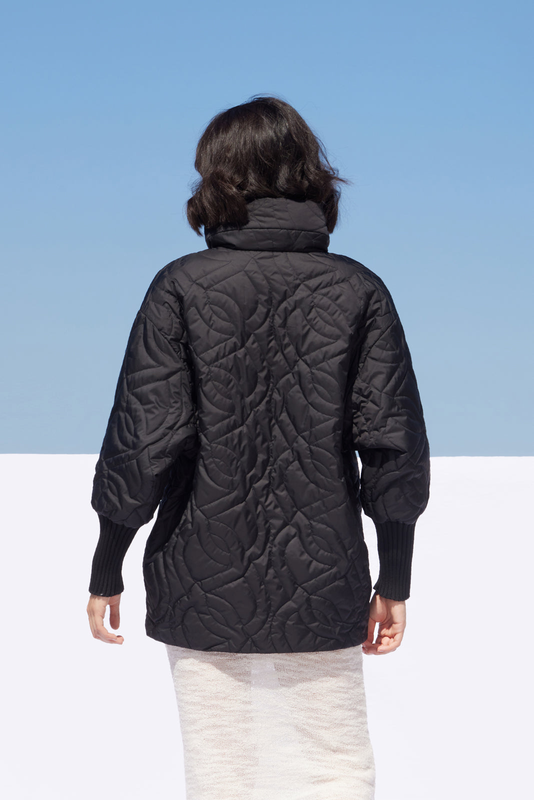 KIASA–Jachetă damă matlasată neagră