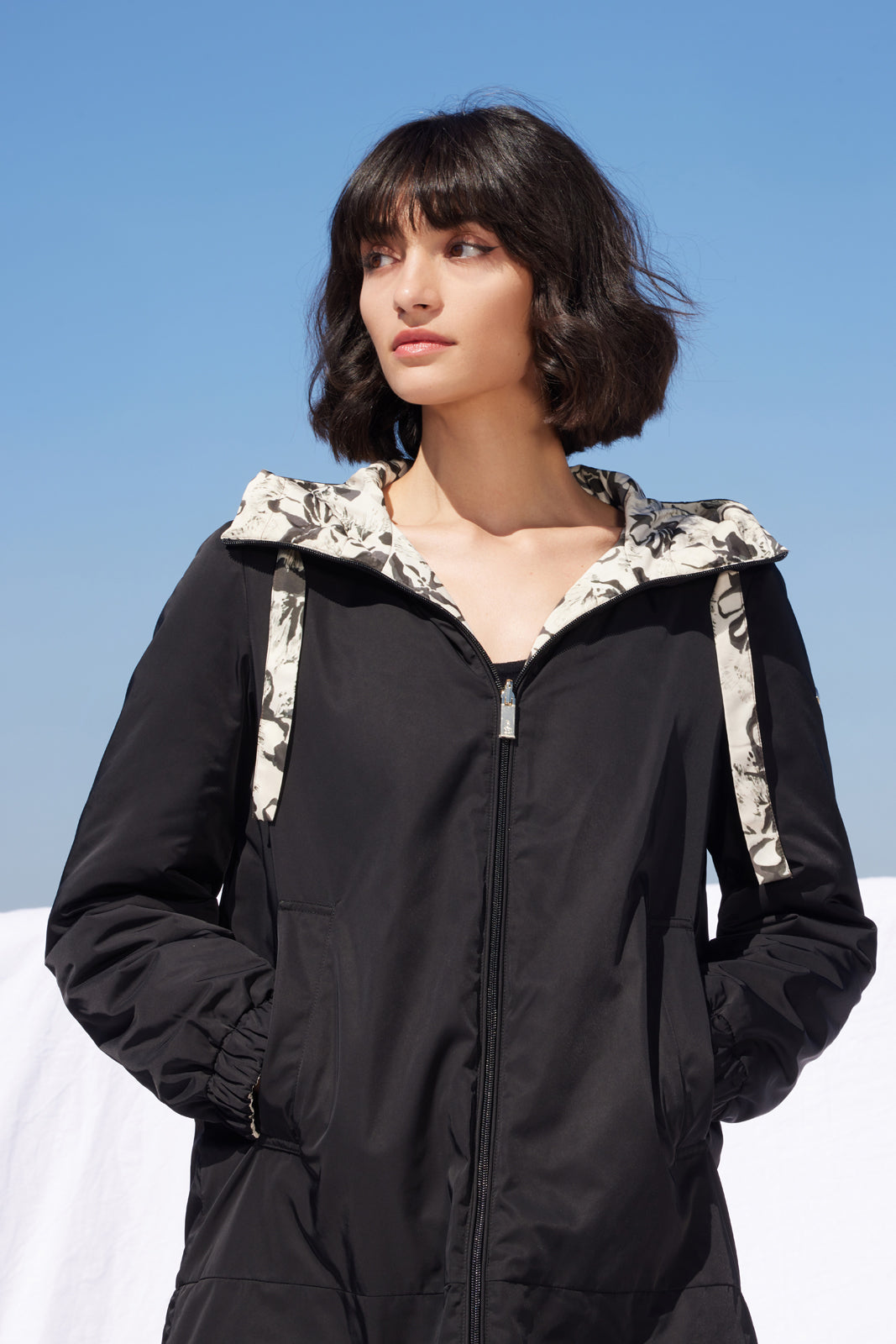 Geacă damă ODILA  – Black / Print