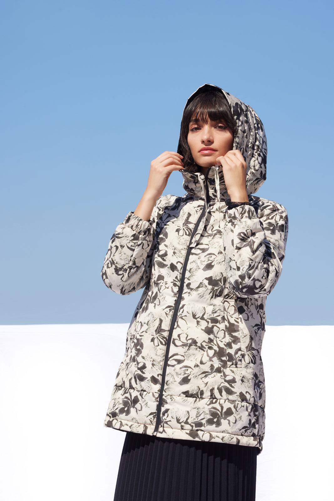 Geacă damă ODILA  – Black / Print