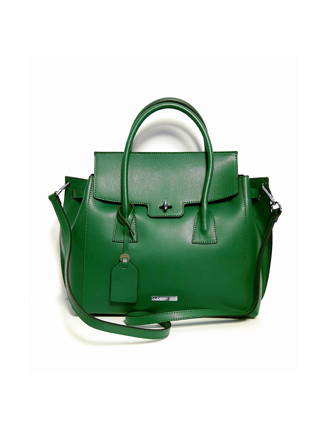 Geantă damă din piele naturală Parma Green Big Tote – Verde | Made in Italy