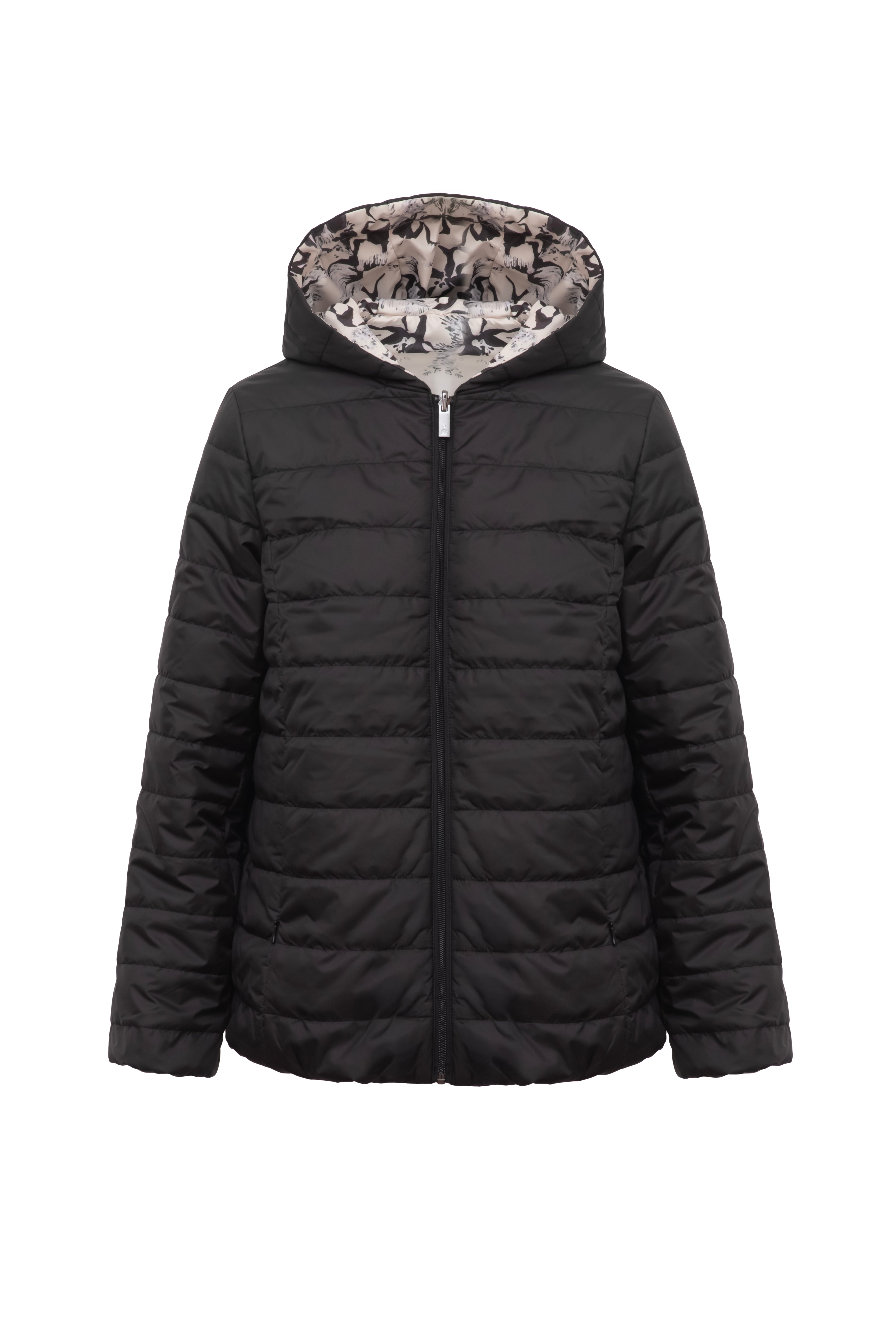 Geacă reversibila damă OBI, black / reverse print