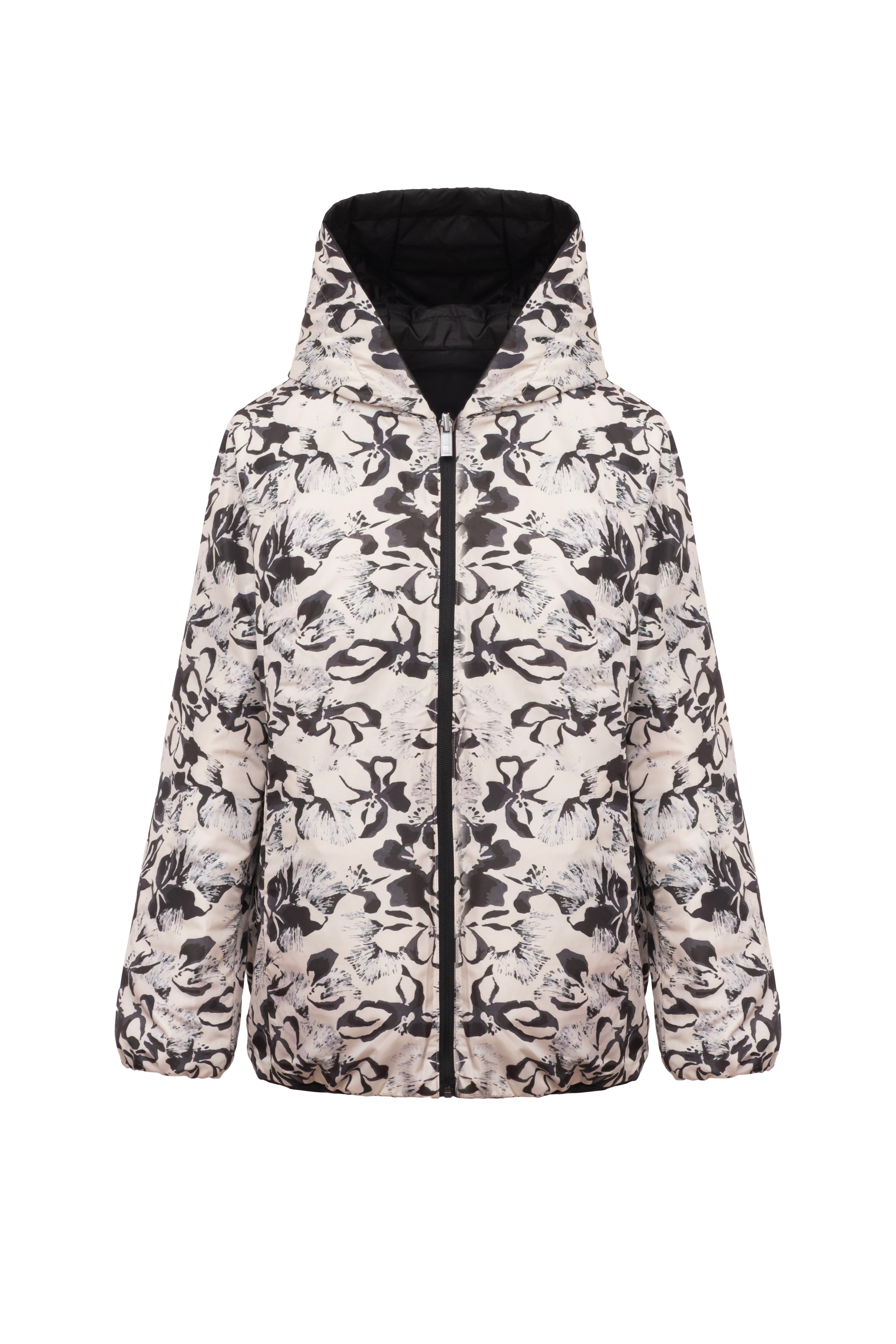 Geacă reversibila damă OBI, black / reverse print