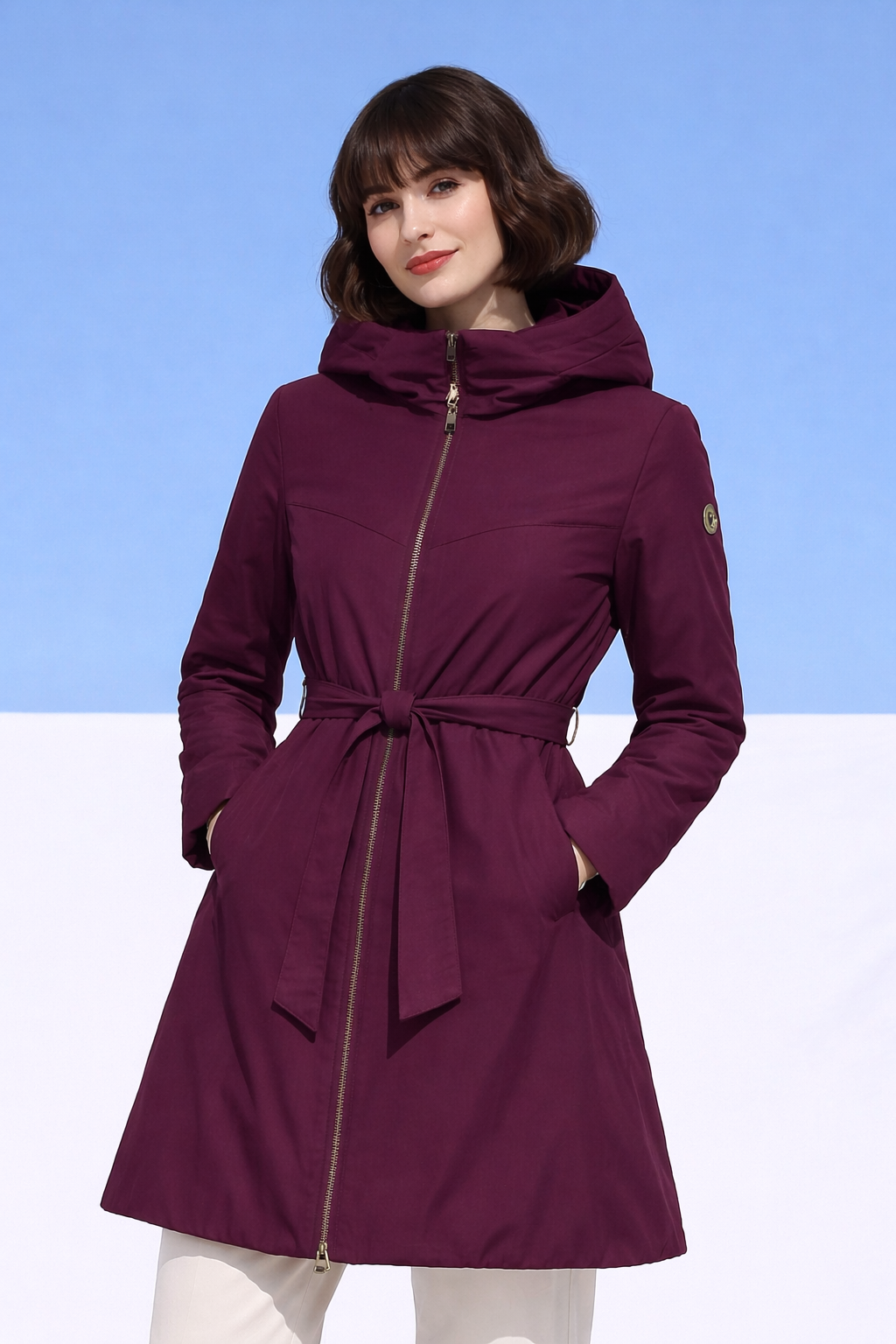 Palton de damă RADA plumb perfect/  violet