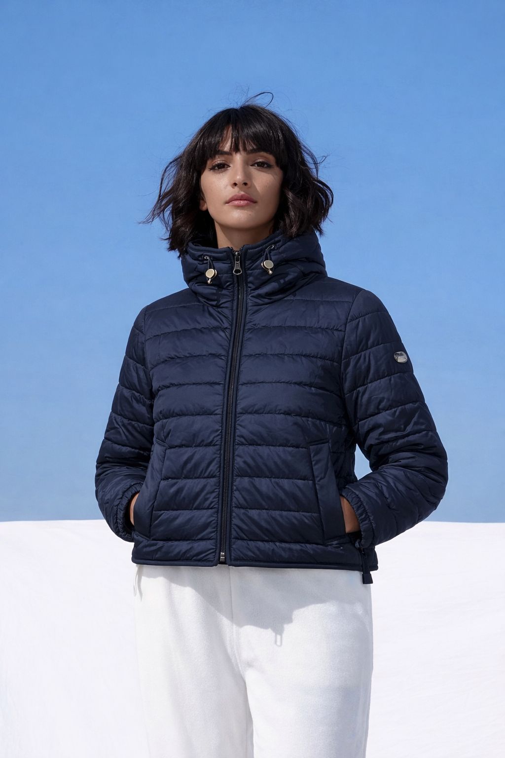 Geacă damă matlasată NORDA – dark navy