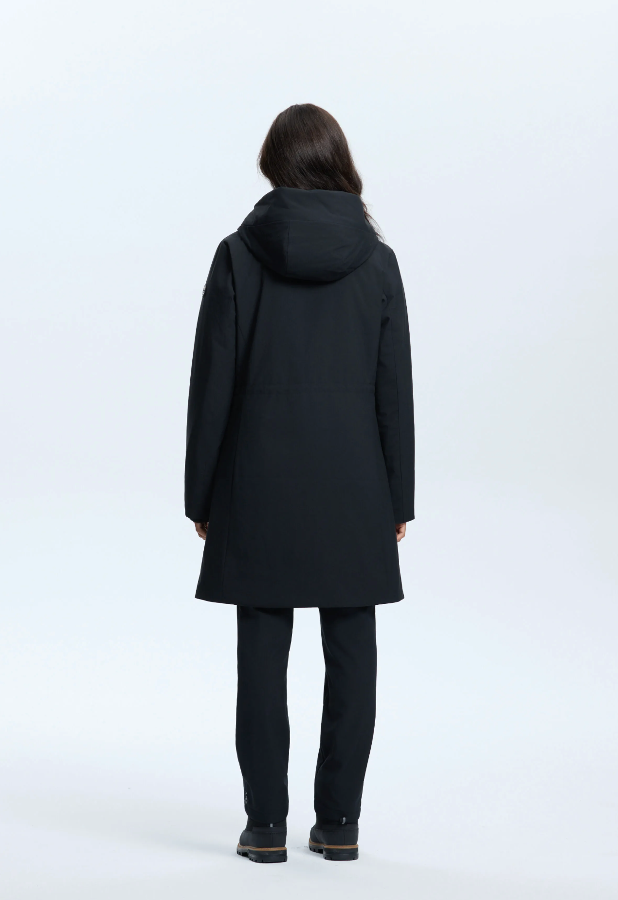 Palton matlasat negru LUTHA