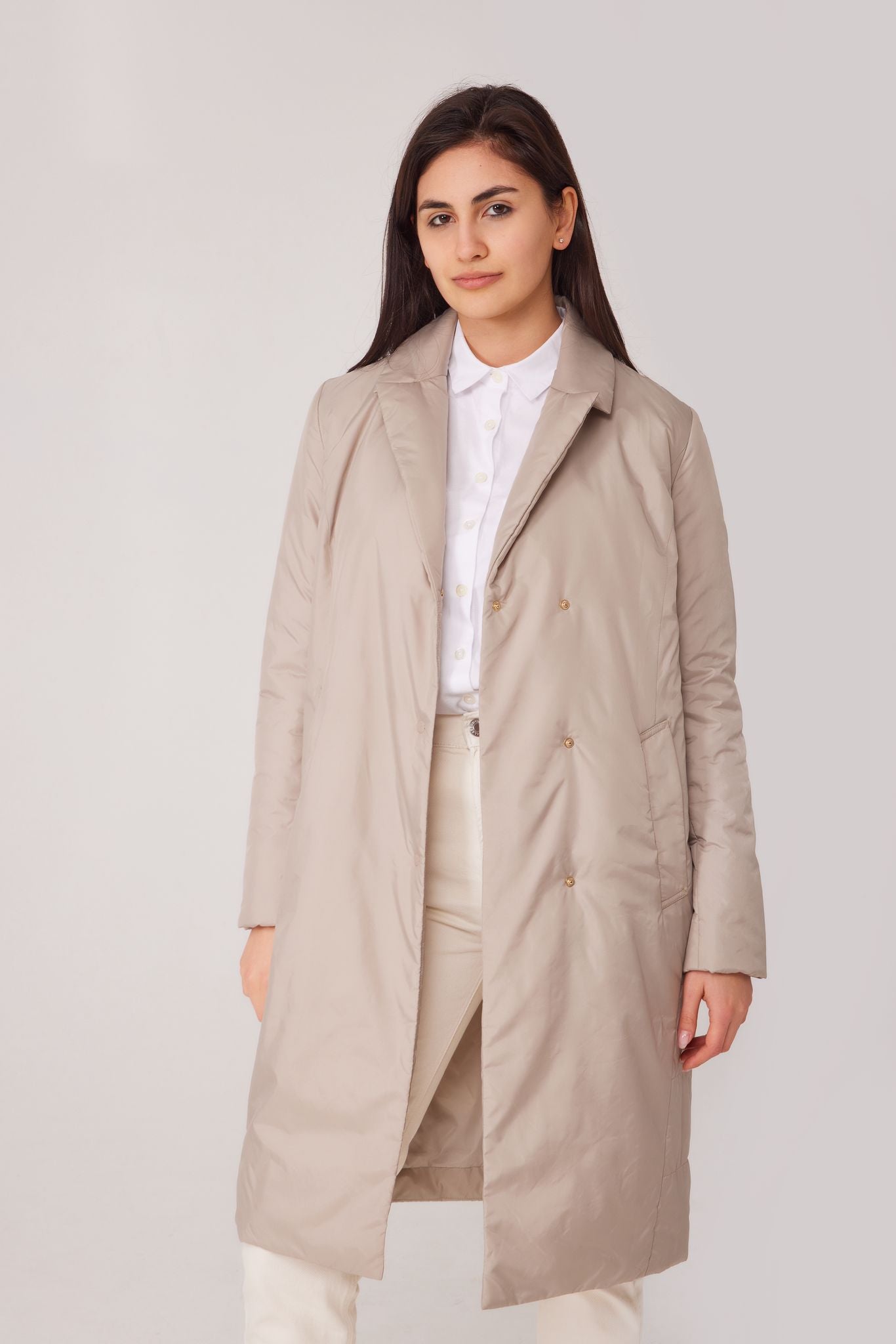 Palton de damă model VIKI – stucco